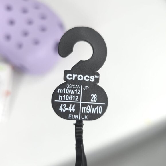 NWT CROCS Classic Clogs Lavender UNISEX 10001-530 Size Men’s 10   Women’s‎ 12 - Picture 16 of 16